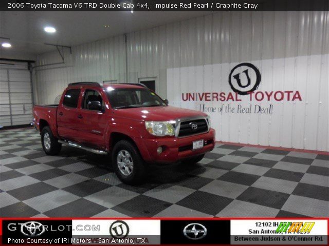 2006 Toyota Tacoma V6 TRD Double Cab 4x4 in Impulse Red Pearl