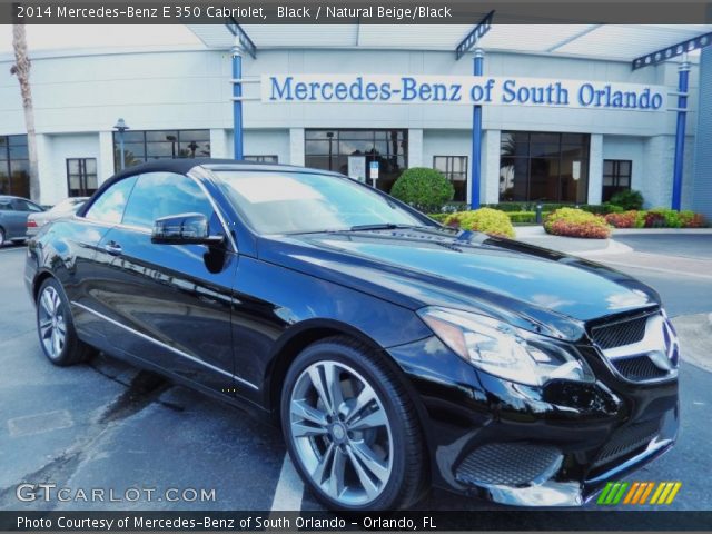 2014 Mercedes-Benz E 350 Cabriolet in Black