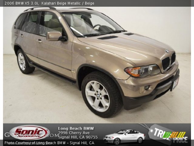 2006 BMW X5 3.0i in Kalahari Beige Metallic