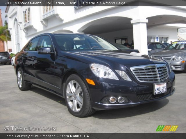 2010 Mercedes-Benz E 350 Sedan in Capri Blue Metallic