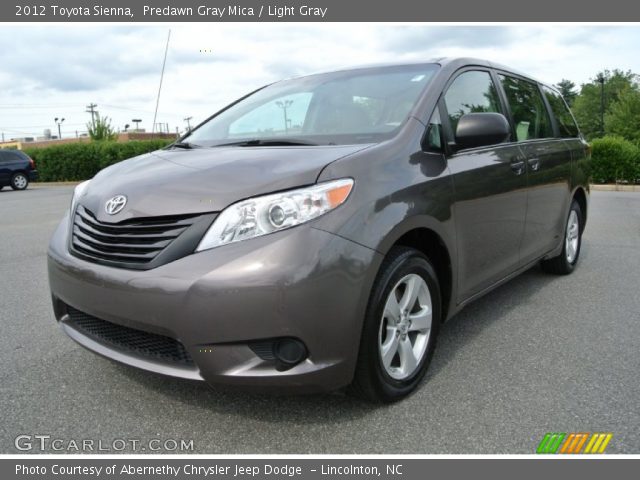 2012 Toyota Sienna  in Predawn Gray Mica