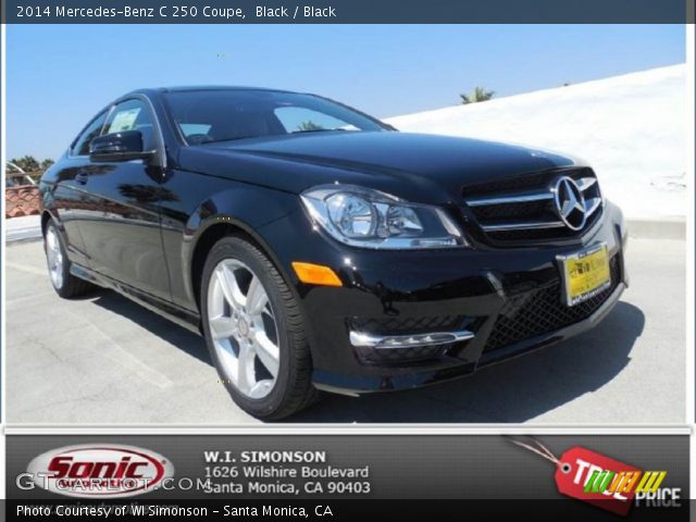 2014 Mercedes-Benz C 250 Coupe in Black