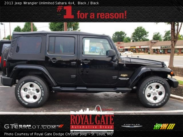 2013 Jeep Wrangler Unlimited Sahara 4x4 in Black