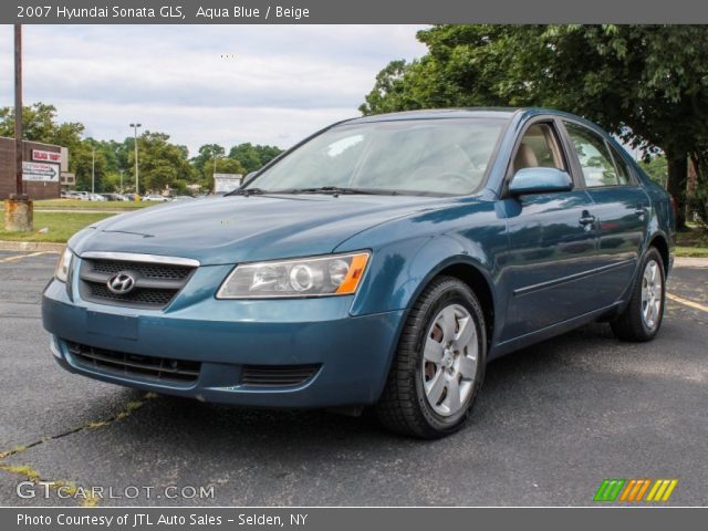 2007 Hyundai Sonata GLS in Aqua Blue