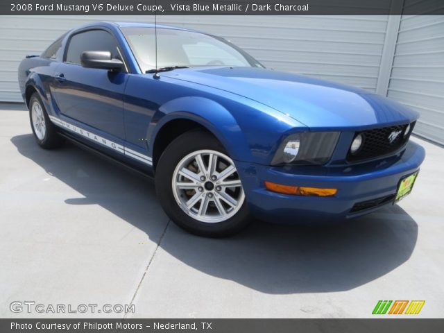 2008 Ford Mustang V6 Deluxe Coupe in Vista Blue Metallic