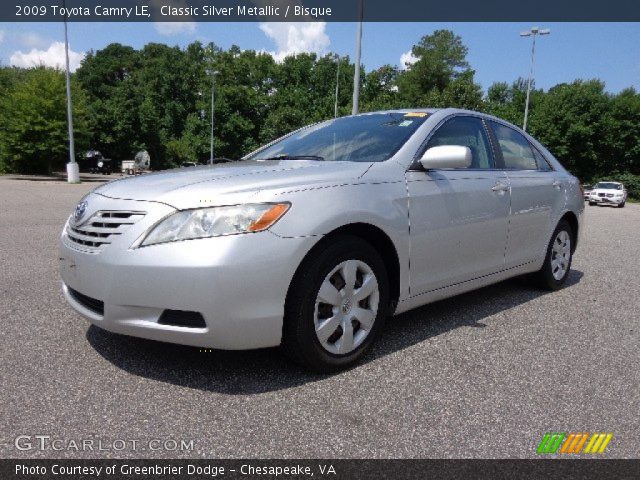 2009 Toyota Camry LE in Classic Silver Metallic