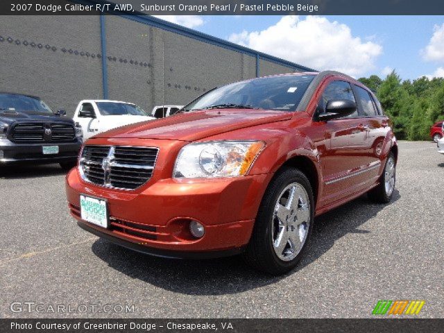 2007 Dodge Caliber R/T AWD in Sunburst Orange Pearl
