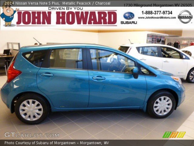 2014 Nissan Versa Note S Plus in Metallic Peacock