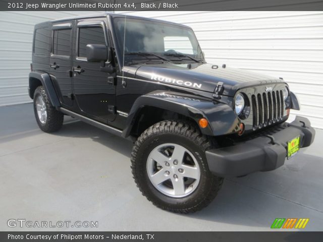 2012 Jeep Wrangler Unlimited Rubicon 4x4 in Black
