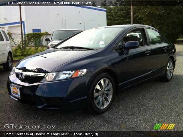 Royal blue pearl honda civic #6