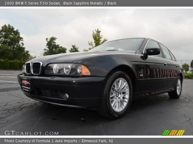2003 BMW 5 Series 530i Sedan in Black Sapphire Metallic