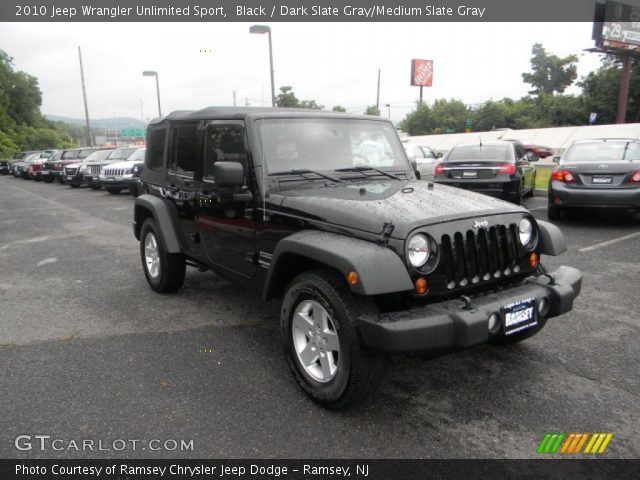 2010 Jeep Wrangler Unlimited Sport in Black