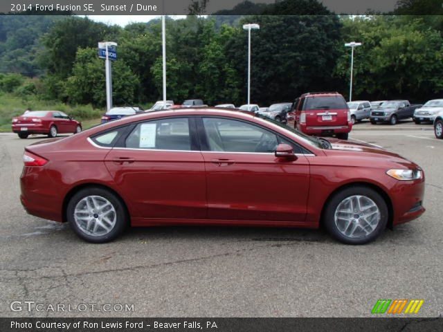 2014 Ford Fusion SE in Sunset