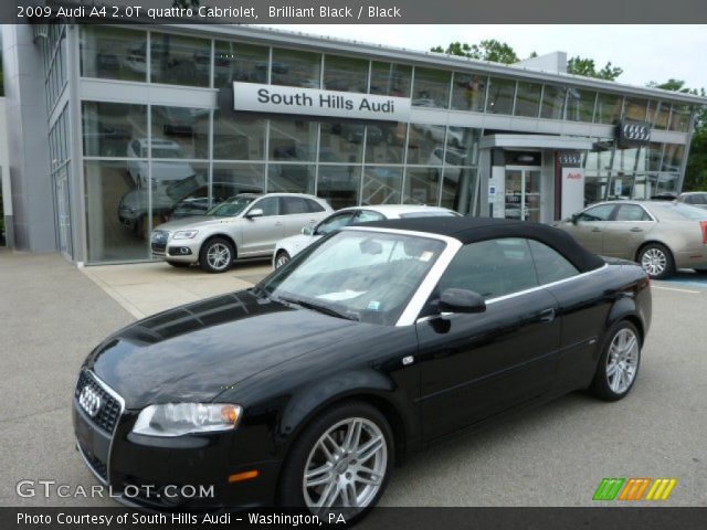 2009 Audi A4 2.0T quattro Cabriolet in Brilliant Black