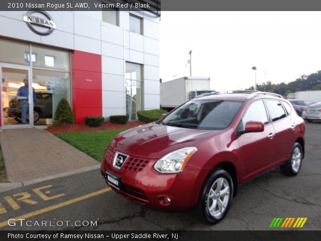 2010 Nissan Rogue SL AWD in Venom Red