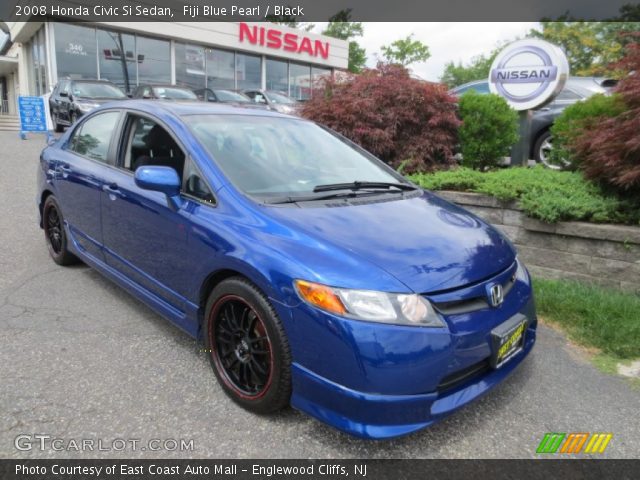 2008 Honda Civic Si Sedan in Fiji Blue Pearl