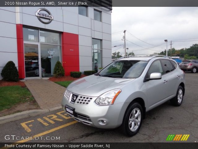2010 Nissan Rogue SL AWD in Silver Ice