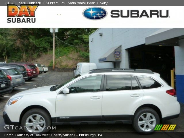 2014 Subaru Outback 2.5i Premium in Satin White Pearl