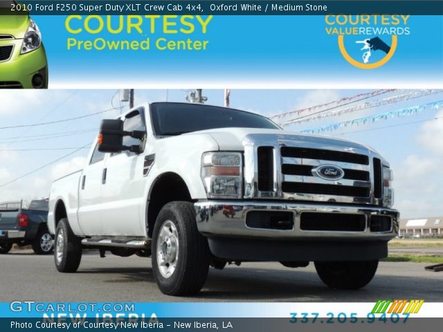 2010 Ford F250 Super Duty XLT Crew Cab 4x4 in Oxford White