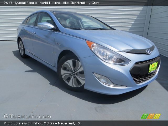 2013 Hyundai Sonata Hybrid Limited in Blue Sky Metallic