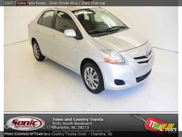 2007 Toyota Yaris Sedan in Silver Streak Mica