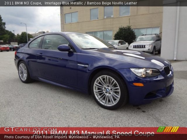 2011 BMW M3 Coupe in Interlagos Blue Metallic