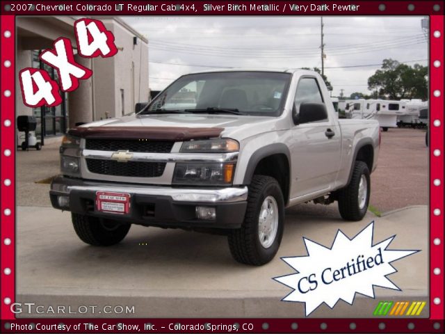 2007 Chevrolet Colorado LT Regular Cab 4x4 in Silver Birch Metallic