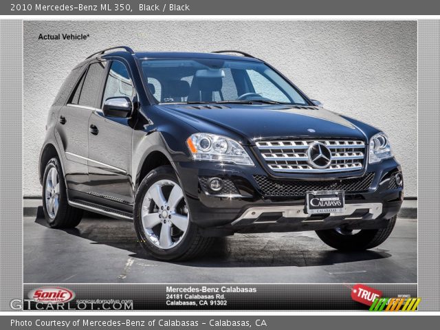 2010 Mercedes-Benz ML 350 in Black