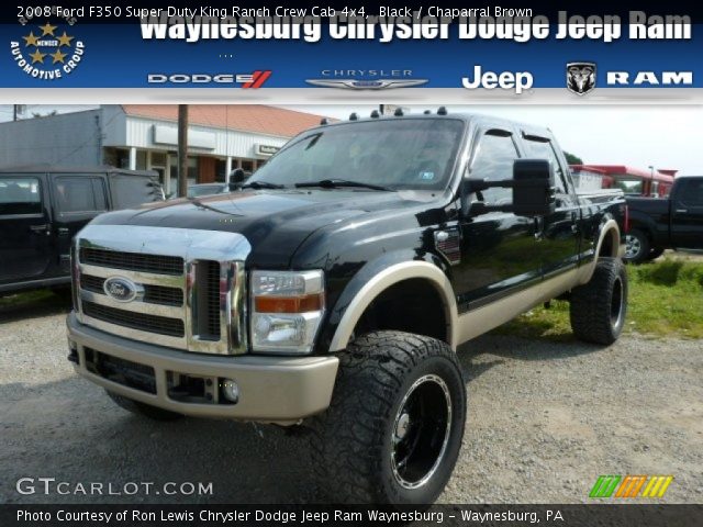 2008 Ford F350 Super Duty King Ranch Crew Cab 4x4 in Black