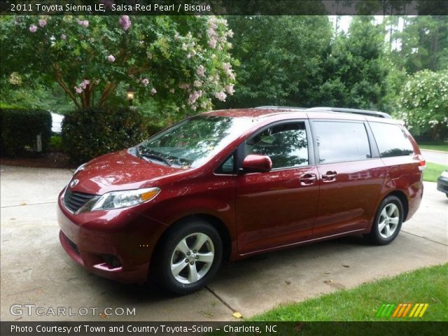 2011 Toyota Sienna LE in Salsa Red Pearl
