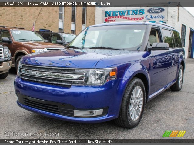 2013 Ford Flex SEL AWD in Deep Impact Blue Metallic