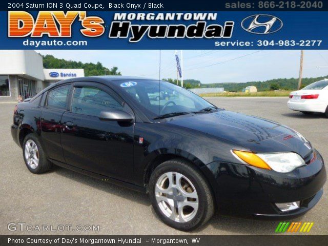 2004 Saturn ION 3 Quad Coupe in Black Onyx