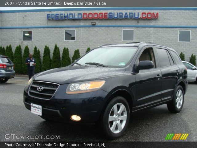 2007 Hyundai Santa Fe Limited in Deepwater Blue