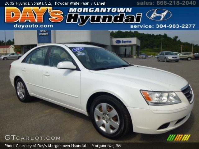 2009 Hyundai Sonata GLS in Powder White Pearl