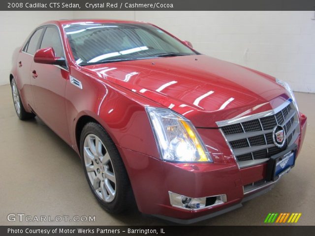 2008 Cadillac CTS Sedan in Crystal Red