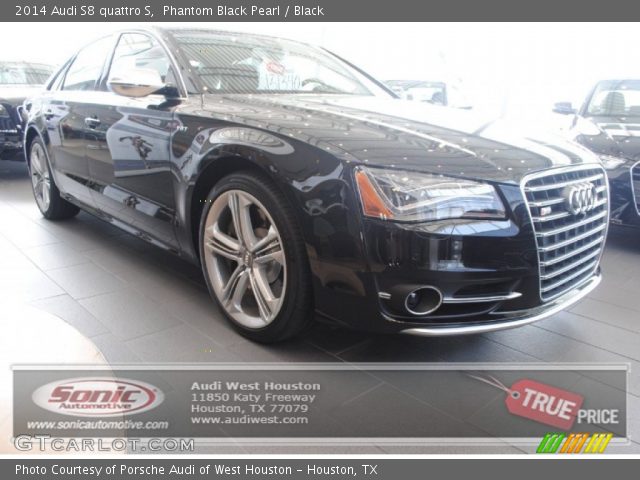 2014 Audi S8 quattro S in Phantom Black Pearl