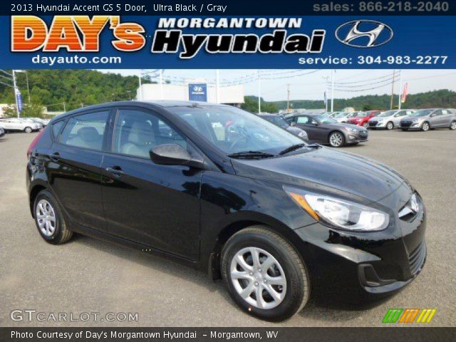 2013 Hyundai Accent GS 5 Door in Ultra Black