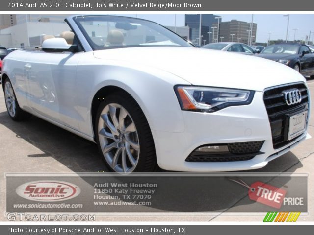 2014 Audi A5 2.0T Cabriolet in Ibis White