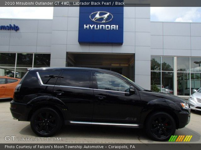 2010 Mitsubishi Outlander GT 4WD in Labrador Black Pearl