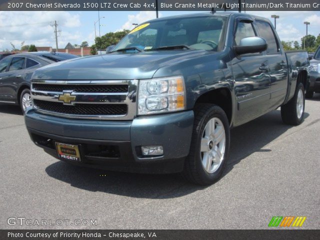 2007 Chevrolet Silverado 1500 LTZ Crew Cab 4x4 in Blue Granite Metallic