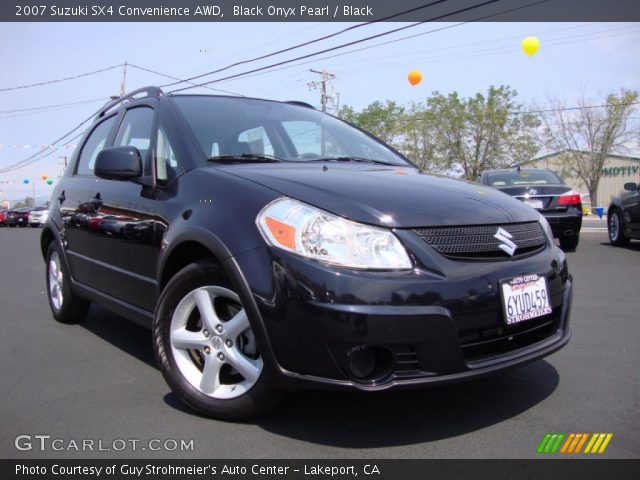 2007 Suzuki SX4 Convenience AWD in Black Onyx Pearl