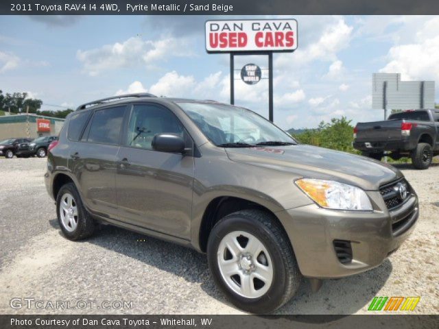 2011 Toyota RAV4 I4 4WD in Pyrite Metallic
