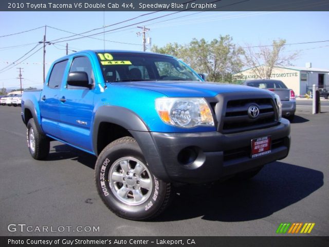 2010 Toyota Tacoma V6 Double Cab 4x4 in Speedway Blue