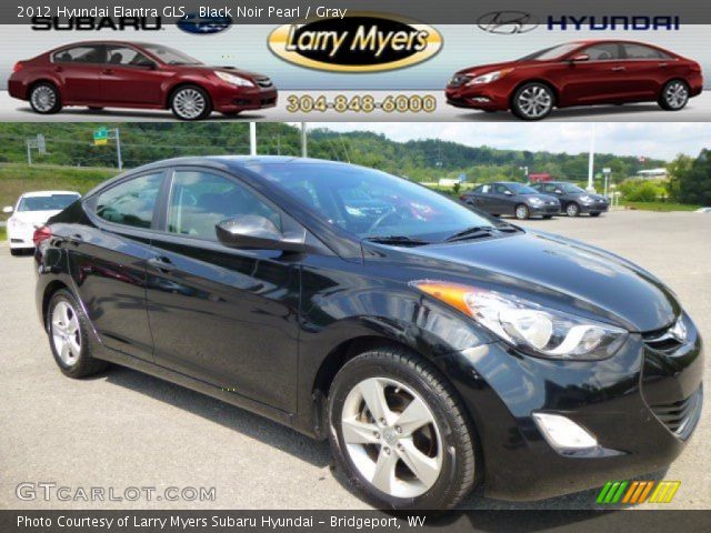 2012 Hyundai Elantra GLS in Black Noir Pearl