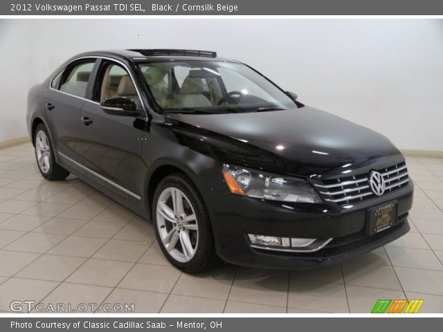 2012 Volkswagen Passat TDI SEL in Black