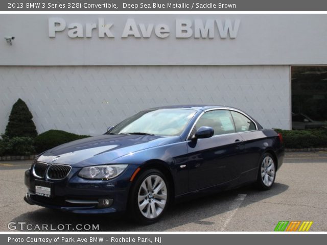 2013 BMW 3 Series 328i Convertible in Deep Sea Blue Metallic