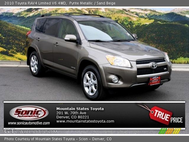 2010 Toyota RAV4 Limited V6 4WD in Pyrite Metallic