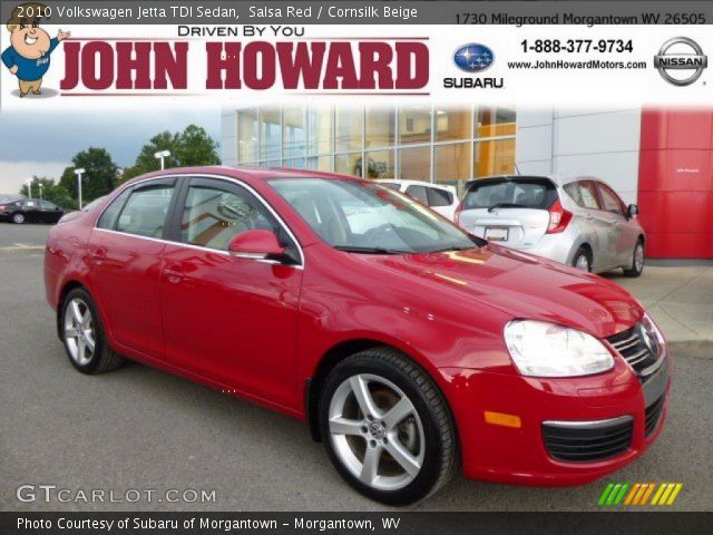 2010 Volkswagen Jetta TDI Sedan in Salsa Red