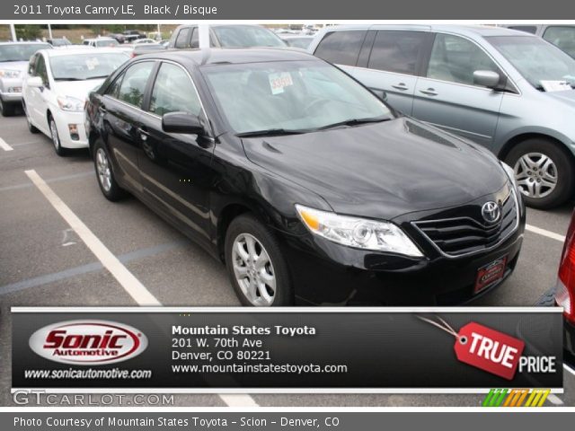 2011 Toyota Camry LE in Black