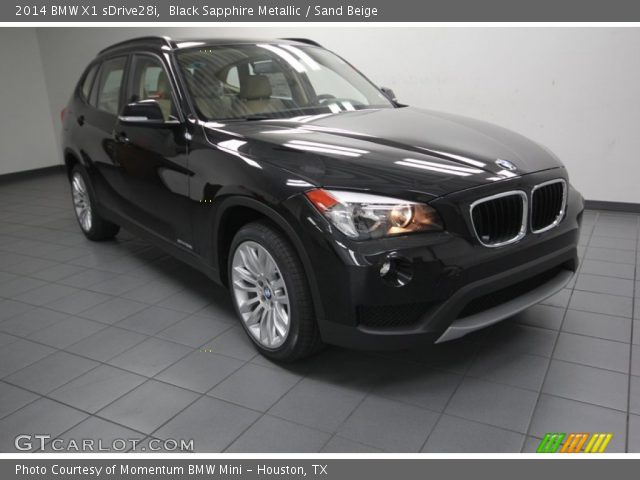 2014 BMW X1 sDrive28i in Black Sapphire Metallic
